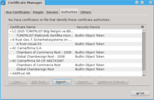 Thunderbird certificate manager