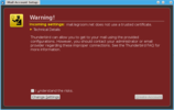 Thunderbird untrusted example